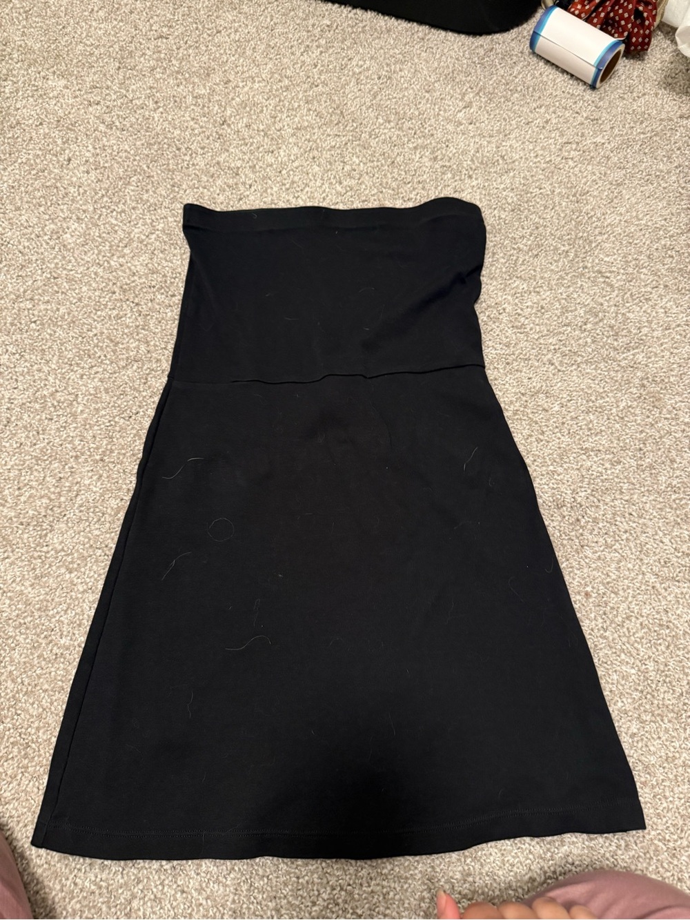 Djerf AvenueBlack Strapless Dress